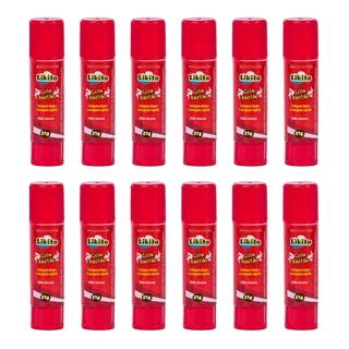 Kit de cola bastão escolar para trabalhos de recorte e colagem