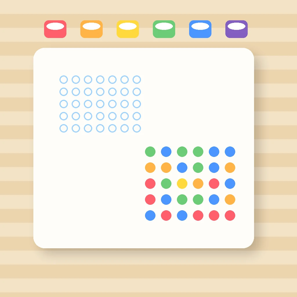 Carimbo infantil de plástico bolha criando círculos coloridos no papel