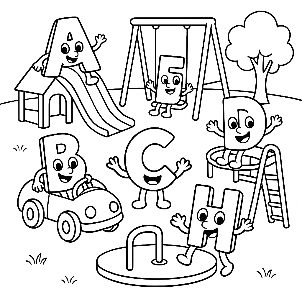 Consoantes no Parque dos Brinquedos