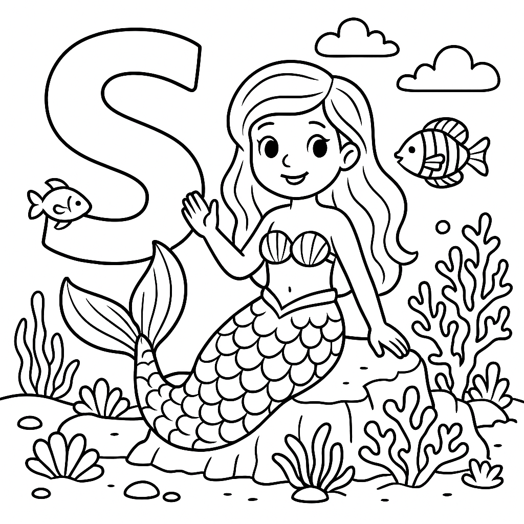 Letra S de Sereia no Recife