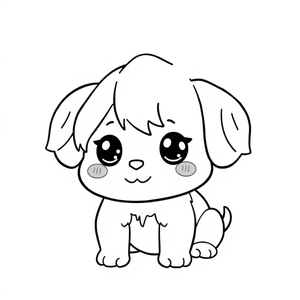 Animais Kawaii para Colorir