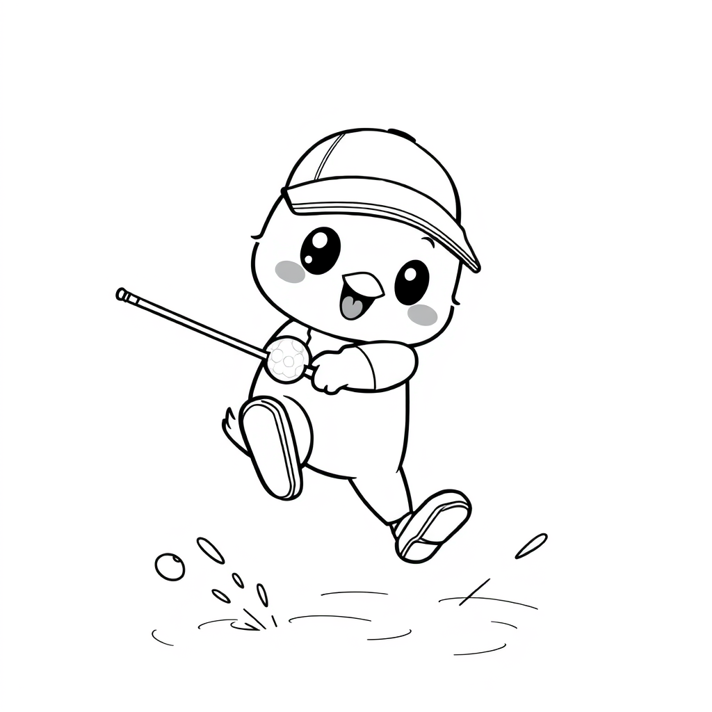 Golfinho Kawaii Saltando