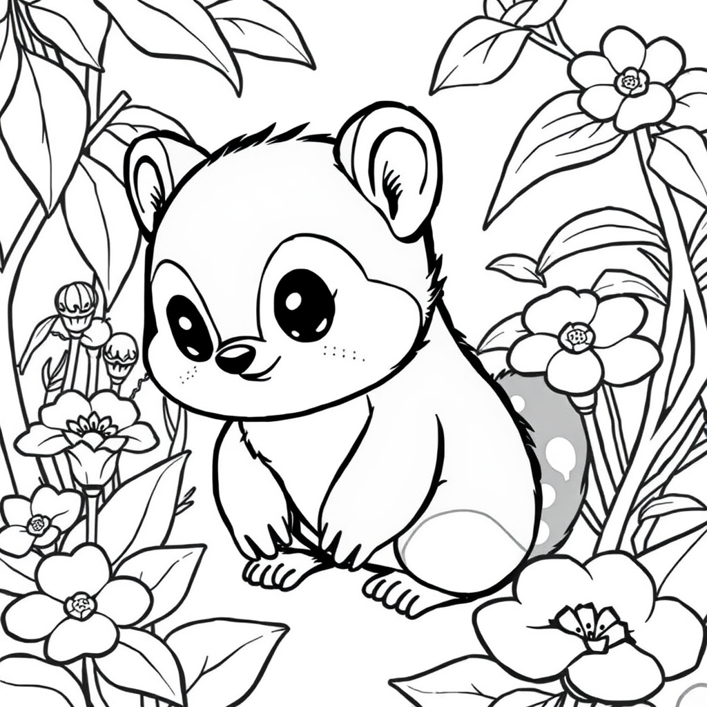 Sapinho Kawaii em uma Vitória-Régia