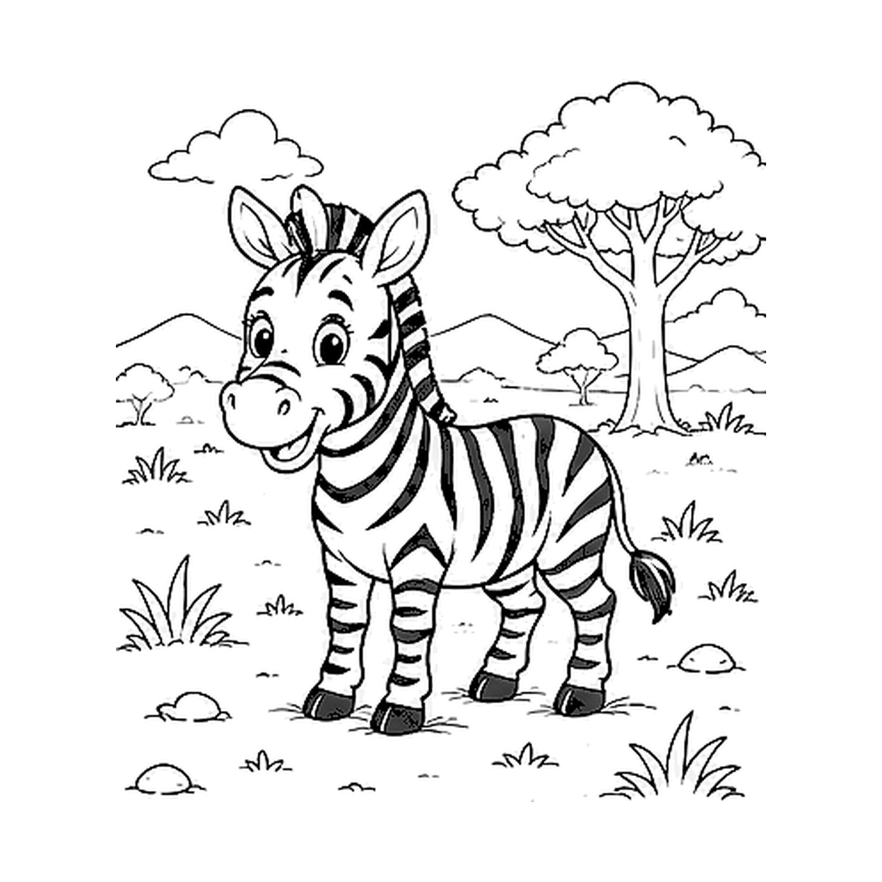 Zebrinha Listrada da Savana