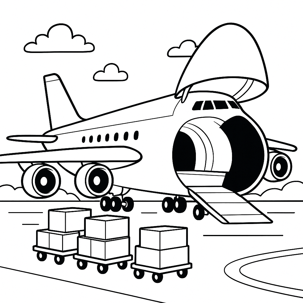 Avião de Carga Gigante