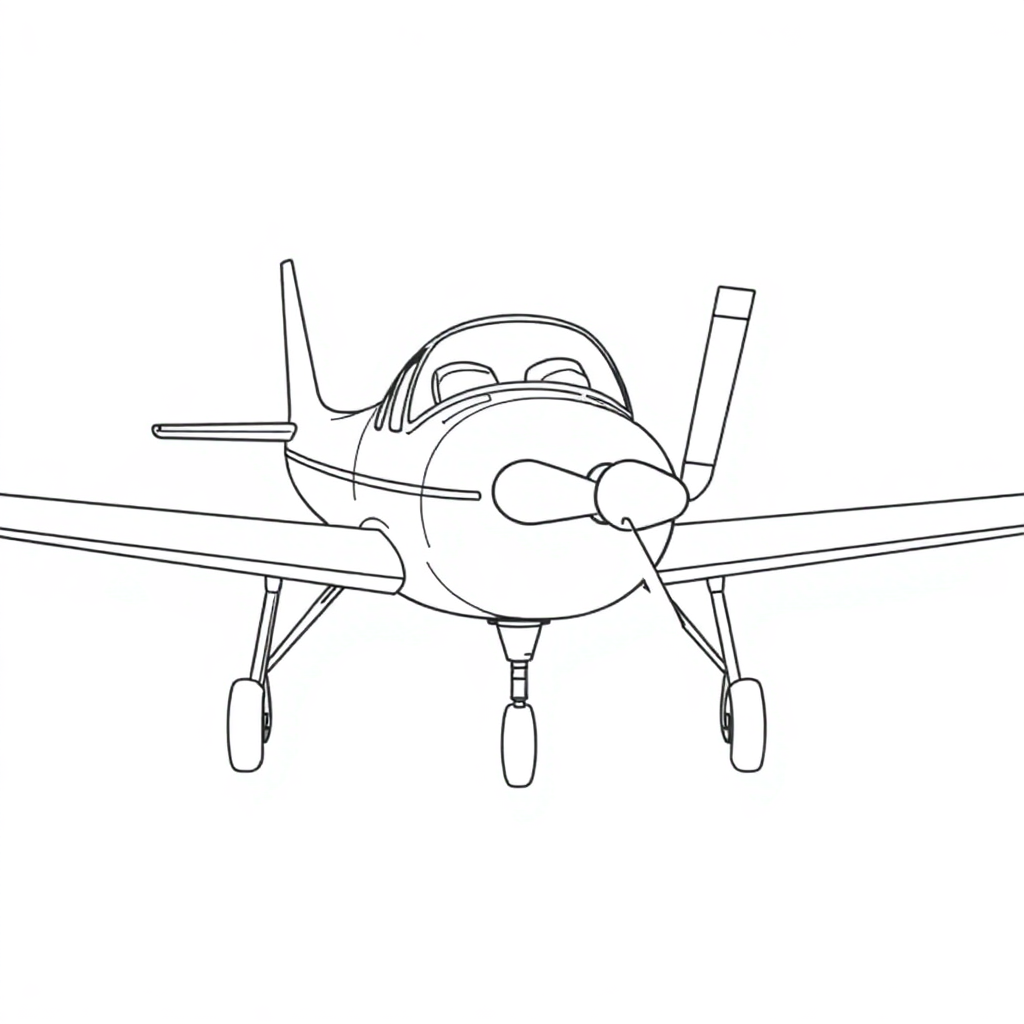 Avião Monomotor de Asas Baixas