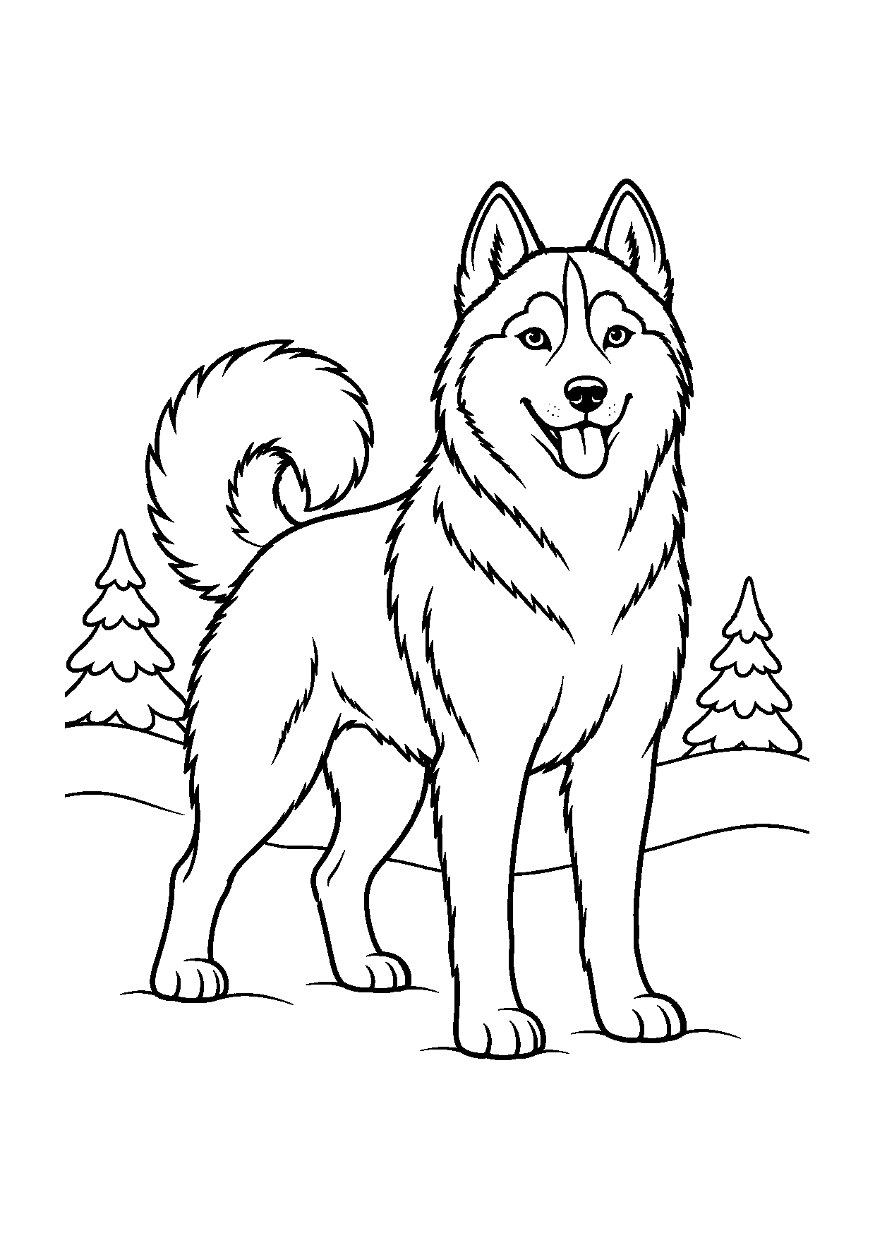 Husky Siberiano