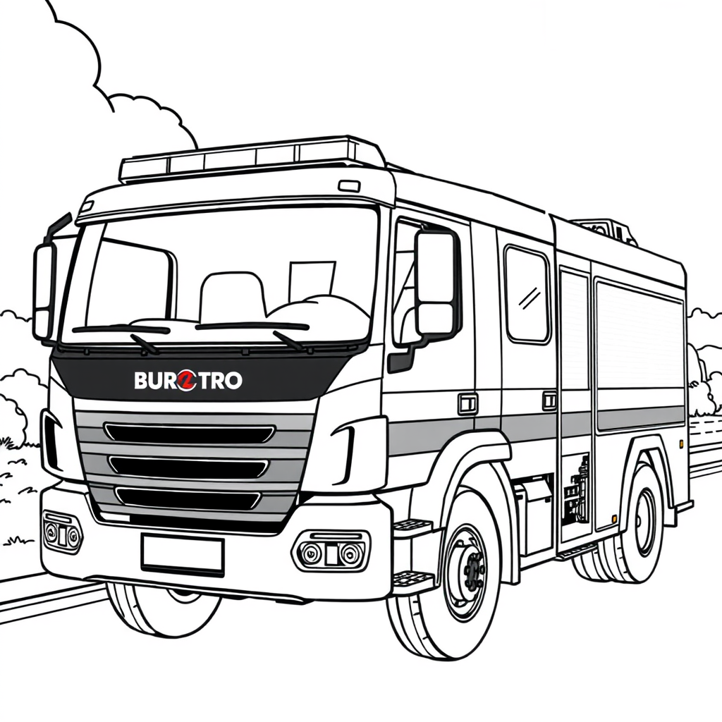 Caminhão de Bombeiros Moderno