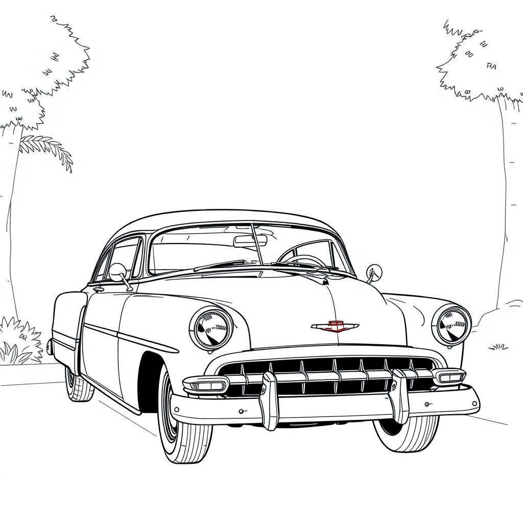 Chevrolet Bel Air dos Anos 1950