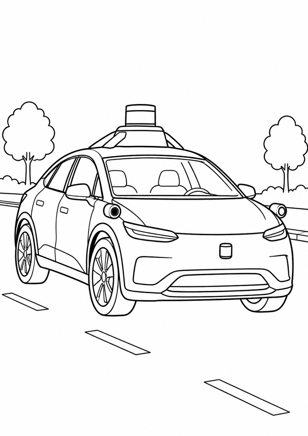 Carro Autônomo com Sensores na Rua