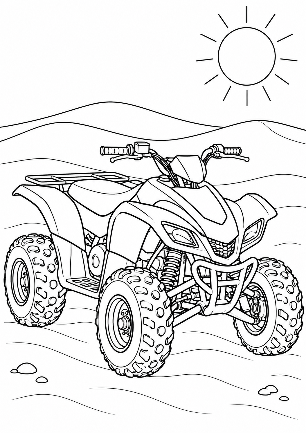 Quadriciclo ATV nas Dunas de Areia