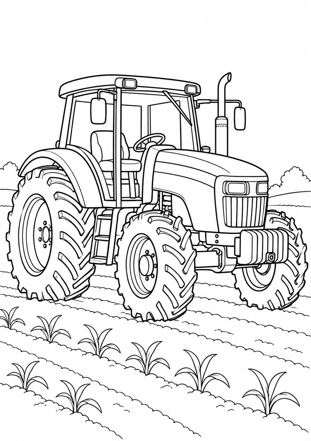 Trator Agrícola na Roça