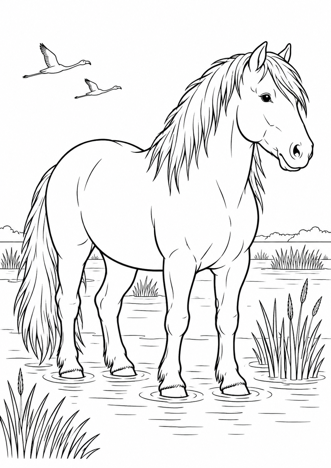 Cavalo Camargue