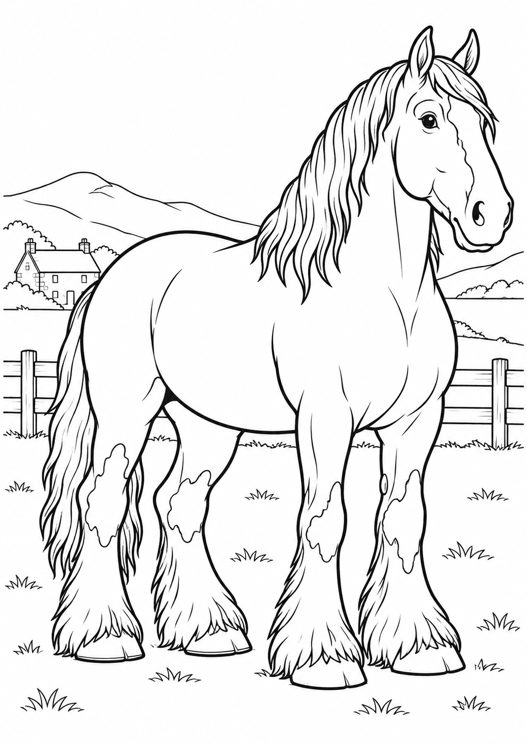 Cavalo Clydesdale