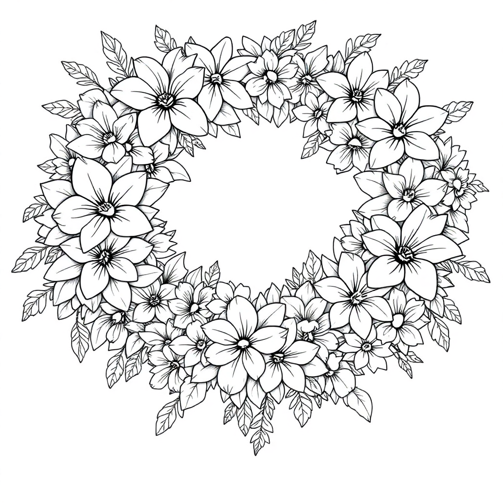 Coração de Flores para o Dia das Mães