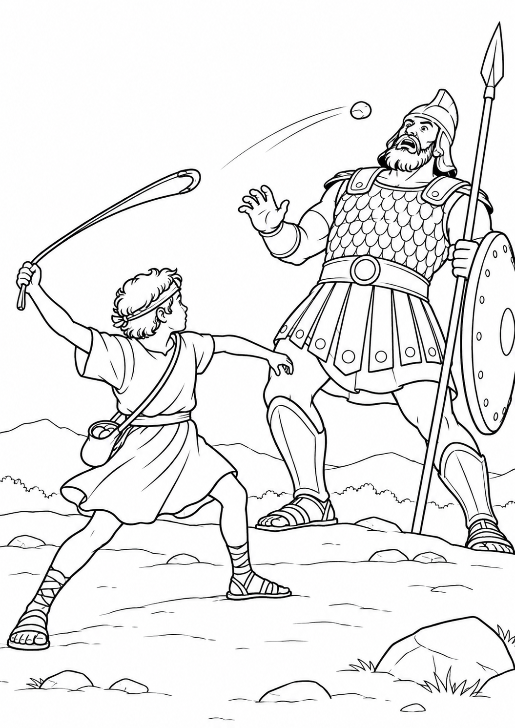 Davi Enfrentando Golias