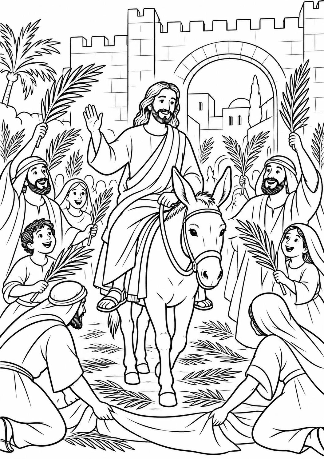 Jesus Entrando em Jerusalém