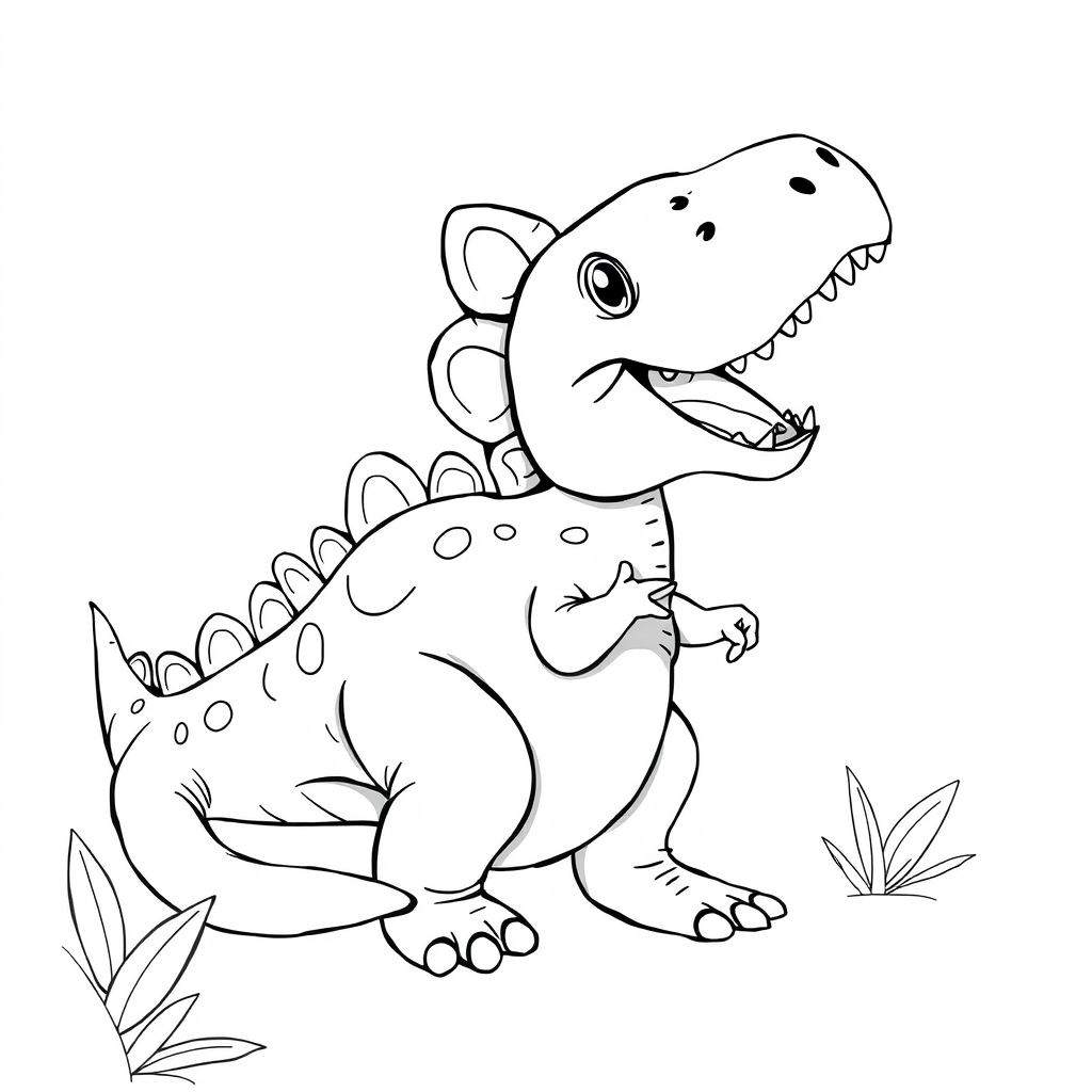 Dinossauro Bebê Dormindo