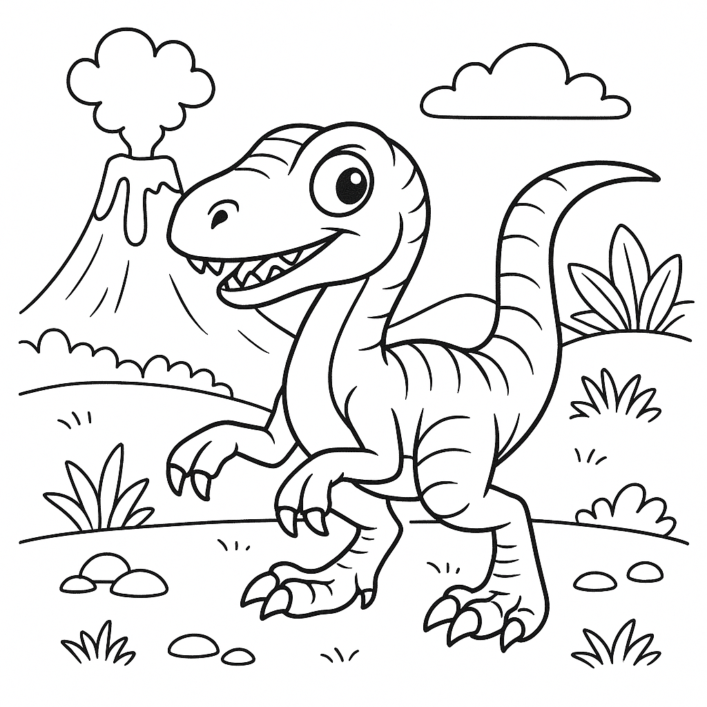 Velociraptor Veloz e Esperto