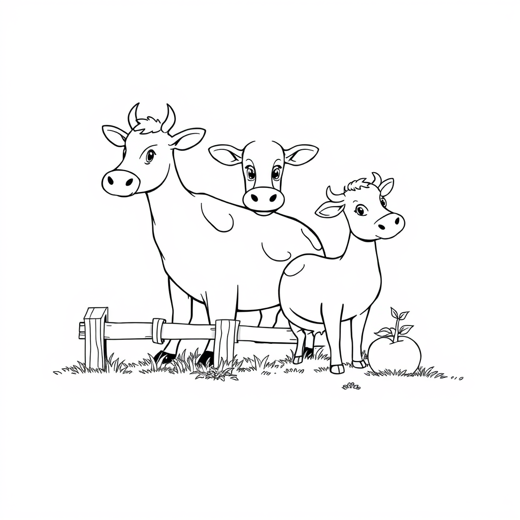 Animais da Fazenda Fazendo Piquenique