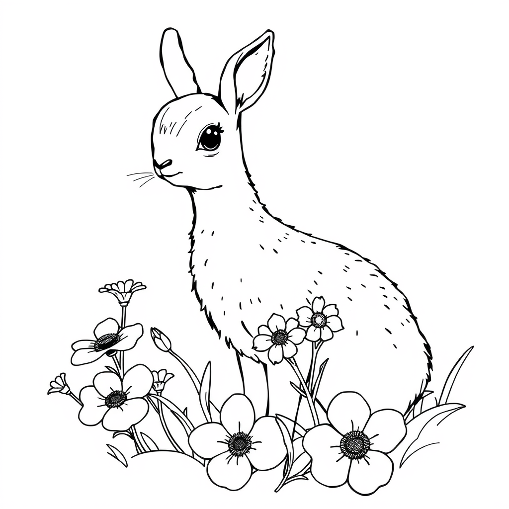 Cabritinho entre Flores