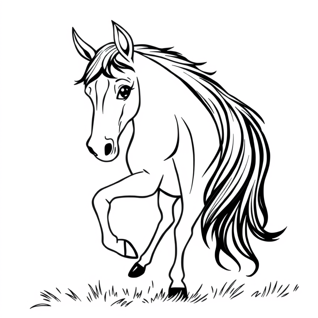 Cavalo Perto de uma Cerca