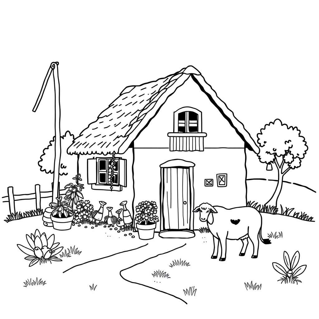 Fazendinha com Casa e Celeiro