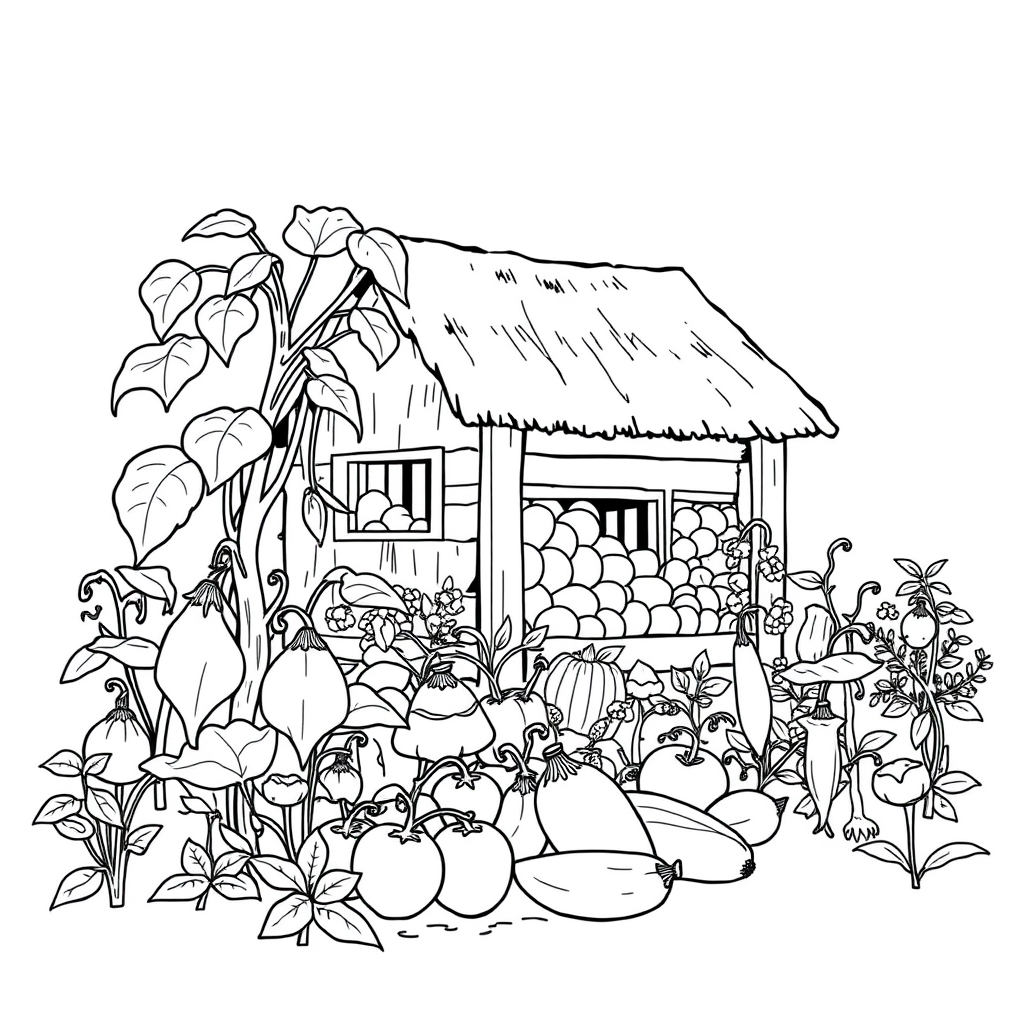Horta da Fazendinha com Legumes