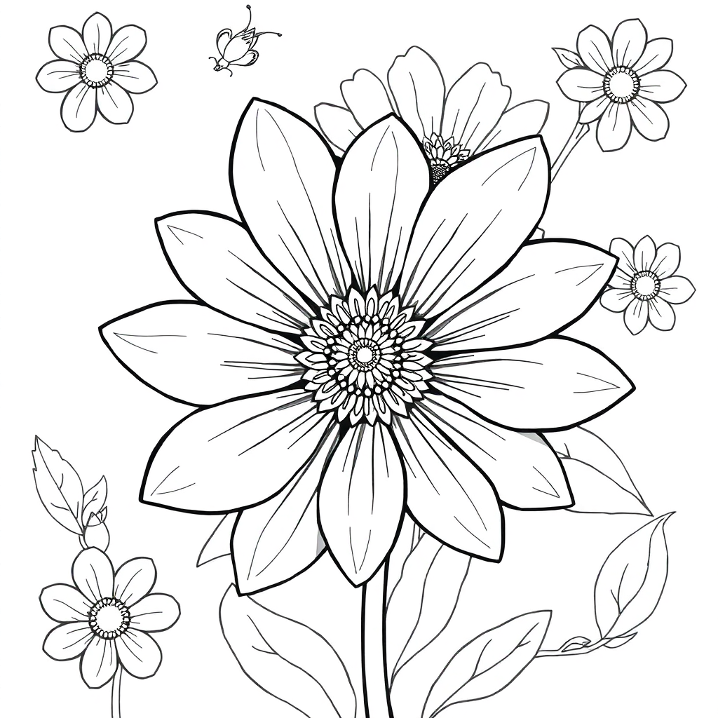 Flores com Abelhinhas