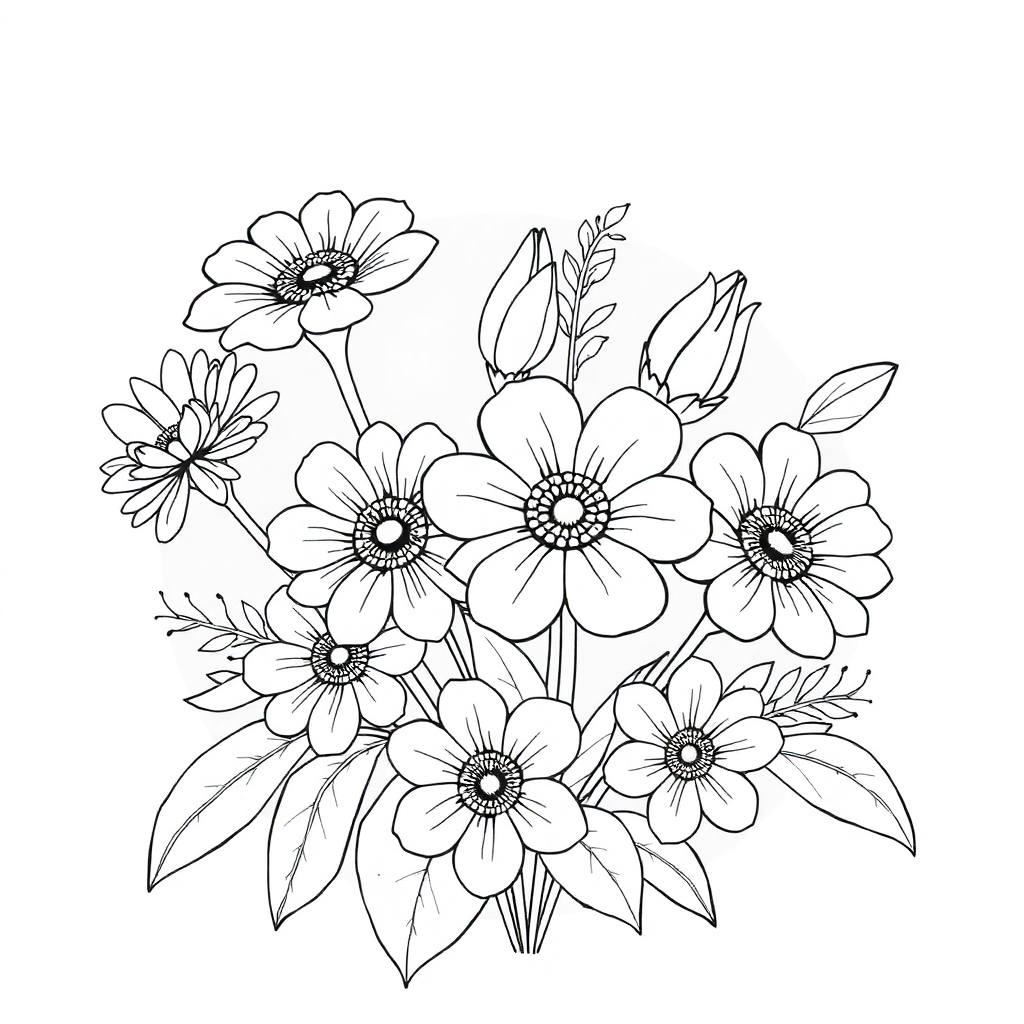 Flores em uma Janela