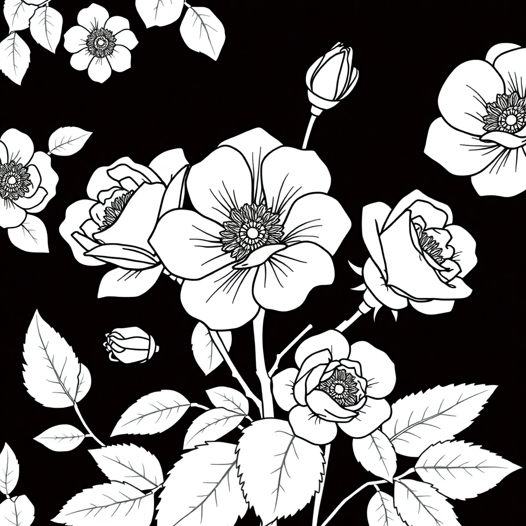 Rosas em um Buquê