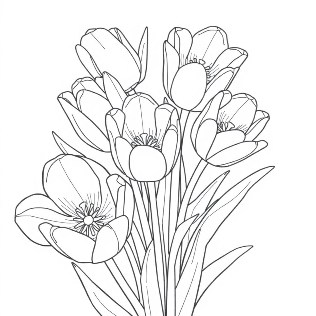 Tulipas em um Vaso