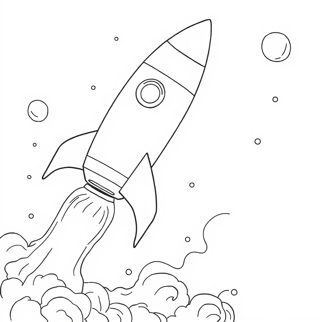 Foguete em Missão Espacial