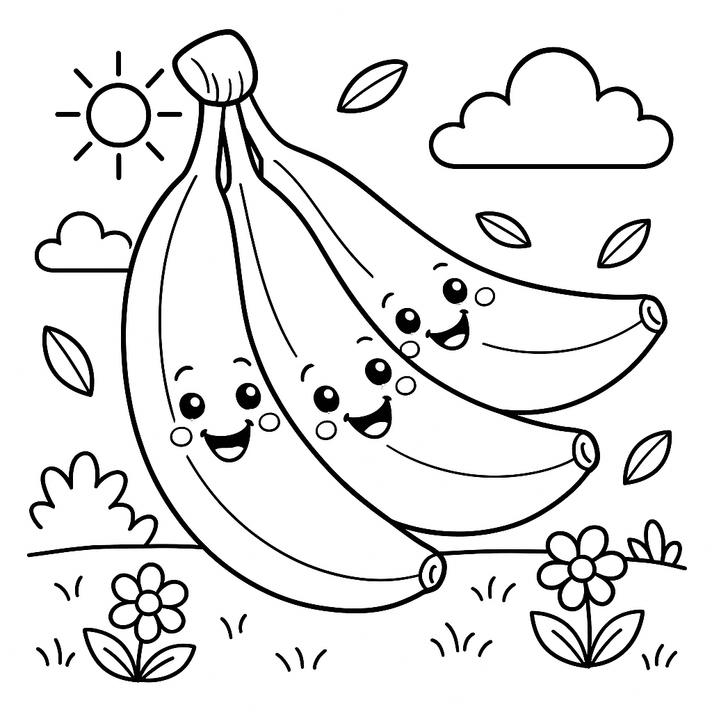 Cacho de Bananas Alegres