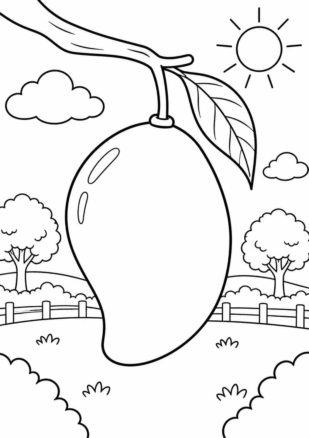 Manga Rosa Apetitosa no Galho