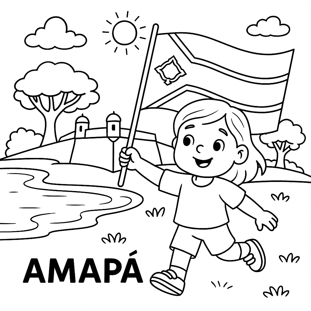Bandeira do Amapá (AP)
