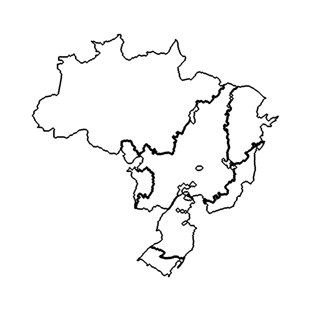 Mapa do Brasil com os Biomas