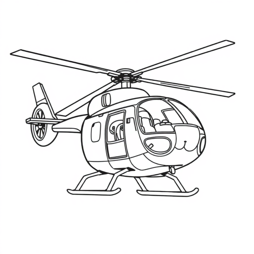 Helicóptero Decolando do Heliponto