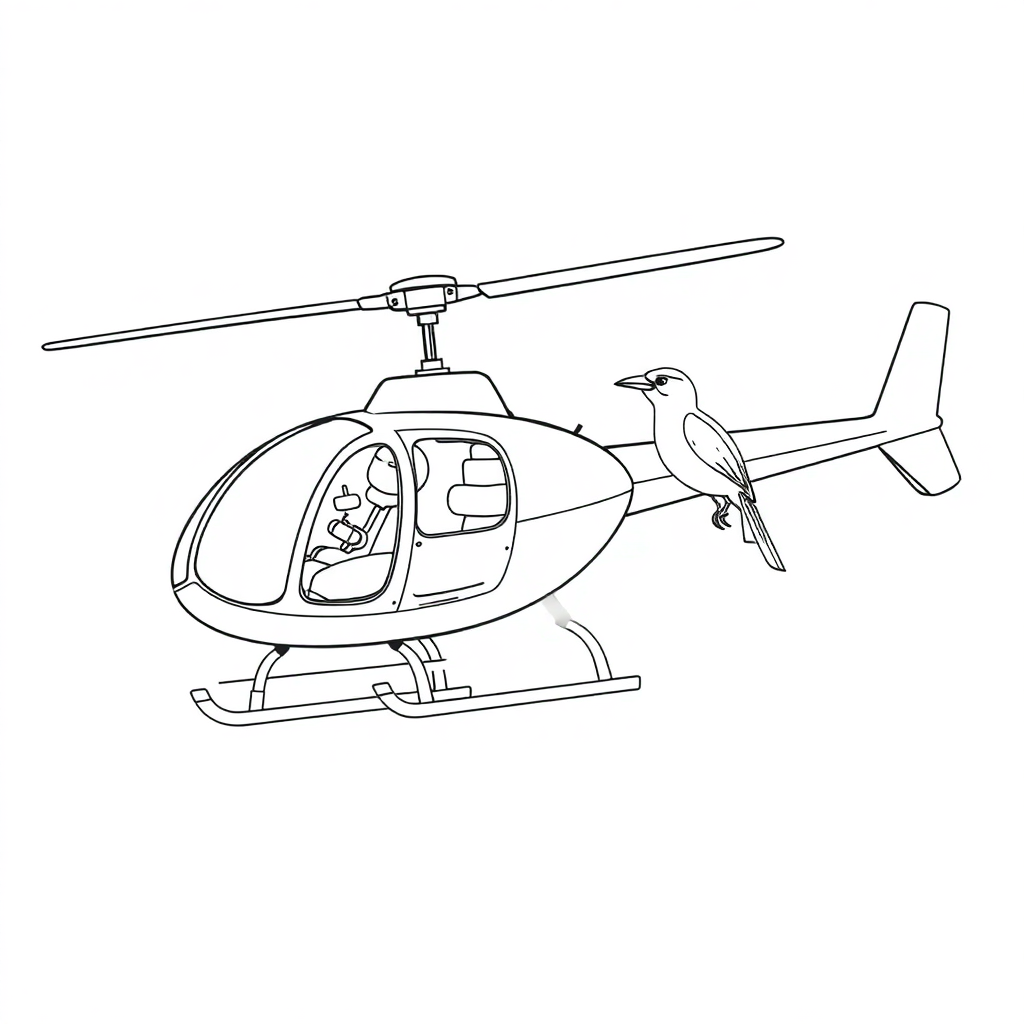 Helicóptero com Pântano e Jacaré Amigo