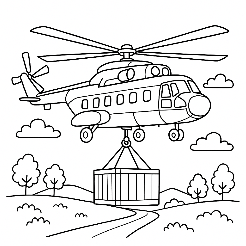 Helicóptero de Transporte de Carga Pesada