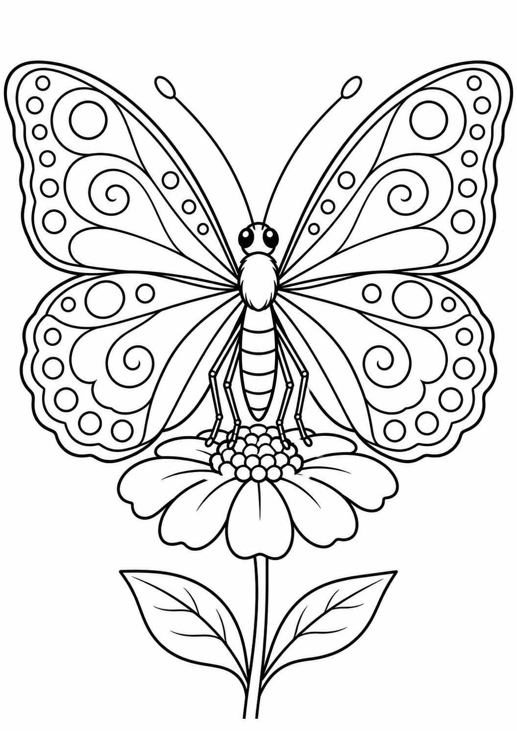 Borboleta com Asas Decoradas