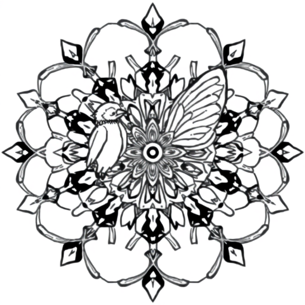 Mandala de Borboletas