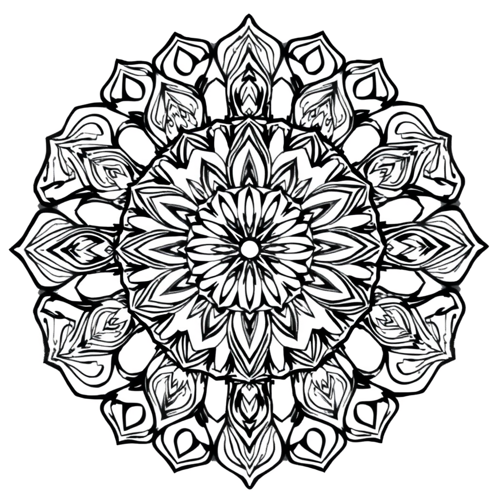Mandala Geométrica Simples