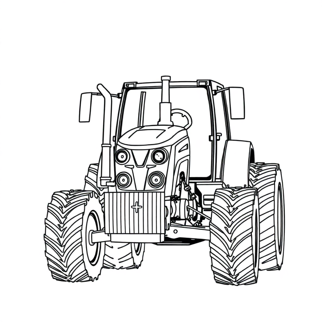 Máquinas Agrícolas para Colorir