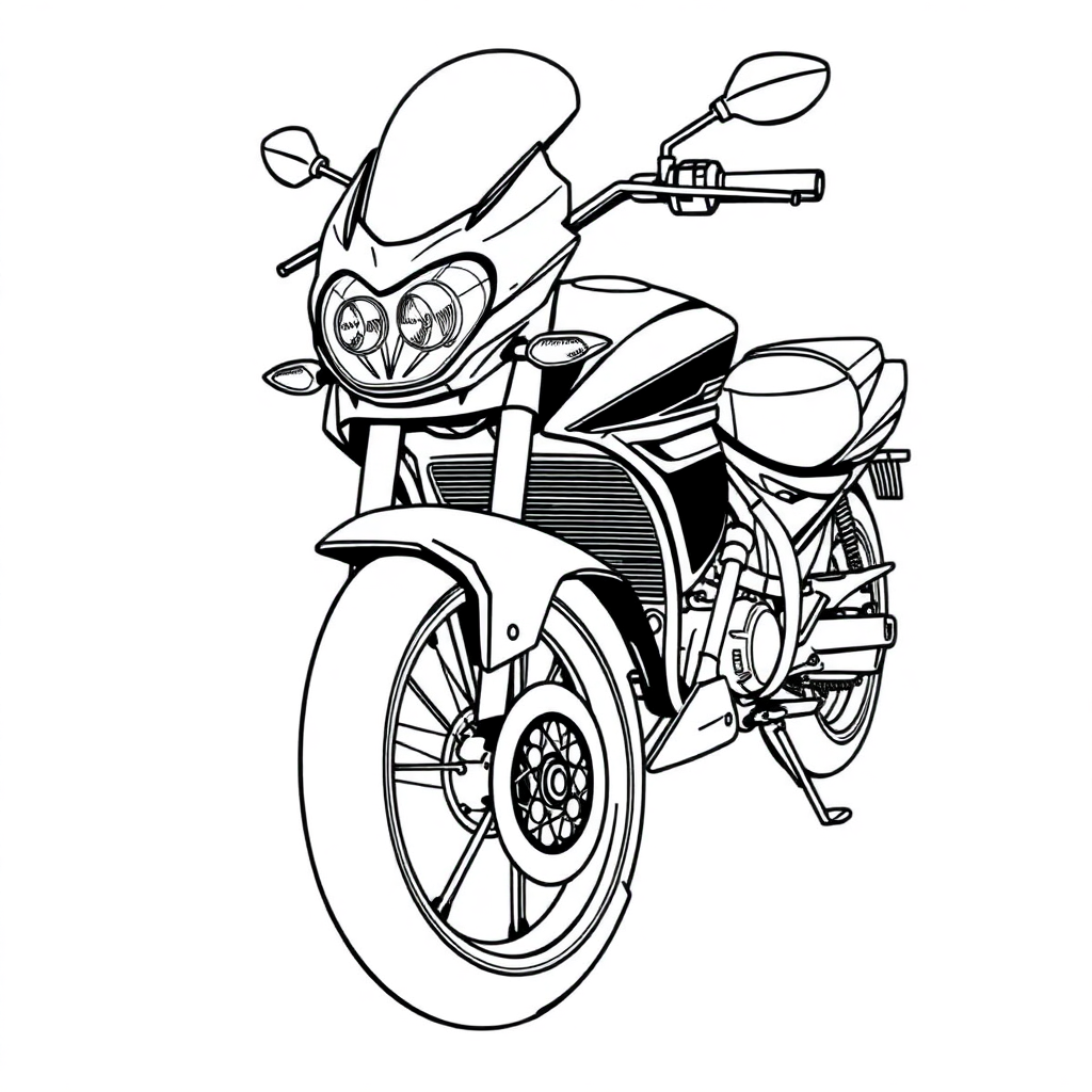 motos para Colorir