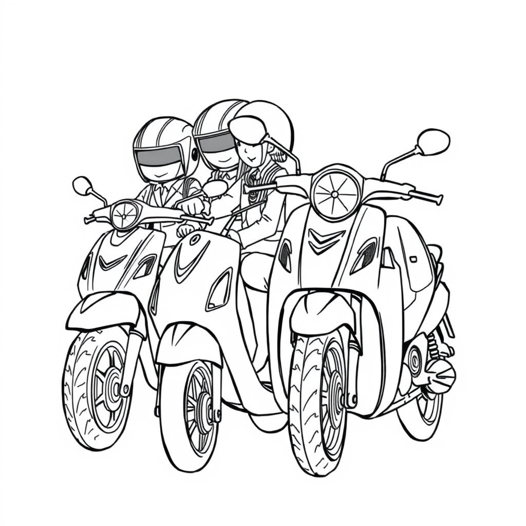 Motos Reunidas em um Encontro