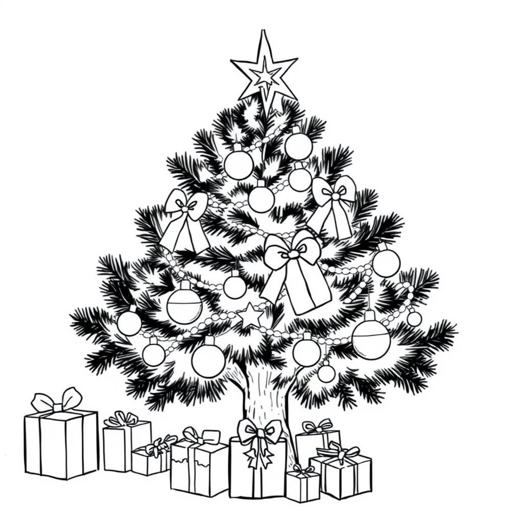 Árvore de Natal com Presentes