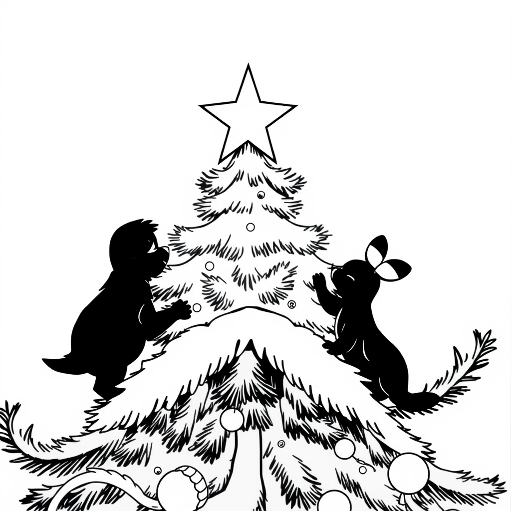 Estrela no Topo da Árvore de Natal