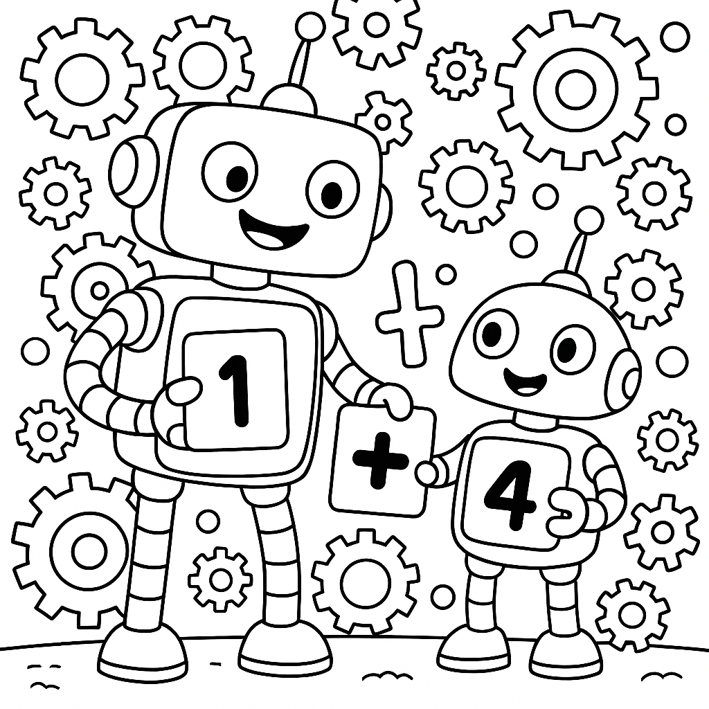 Robôs Somadores com Engrenagens