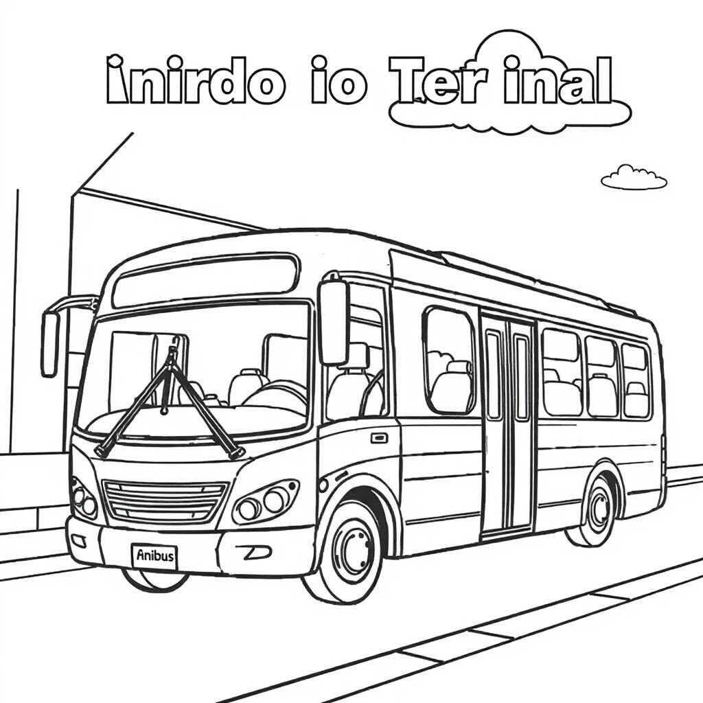 Ônibus Parado no Terminal